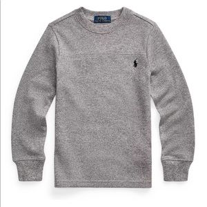 Ralph Lauren waffle knit long sleeve t-shirt size 4 in Grey